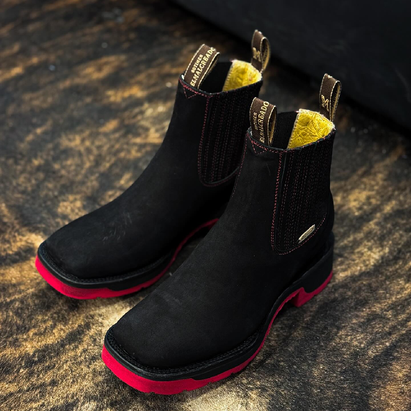 Men's Square Toe Ankle Boots