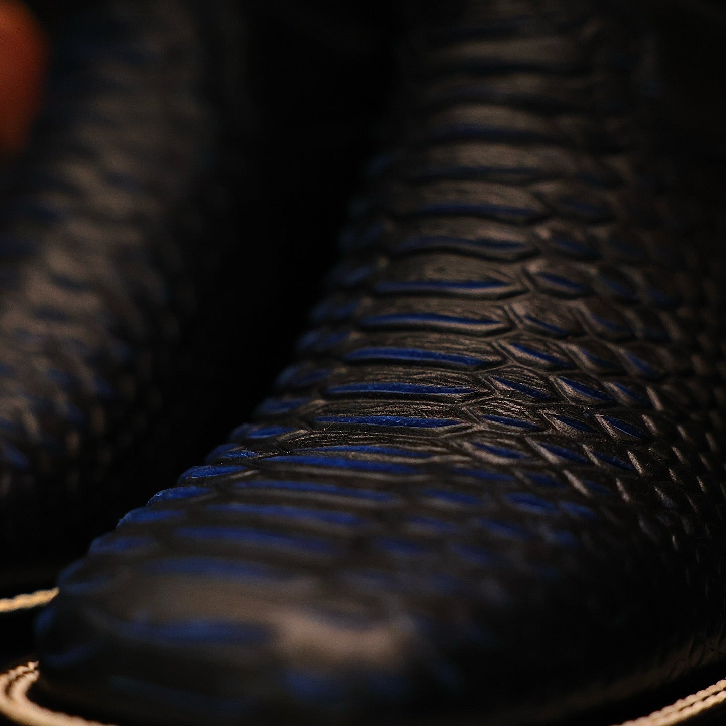 Royal Blue Python Boots