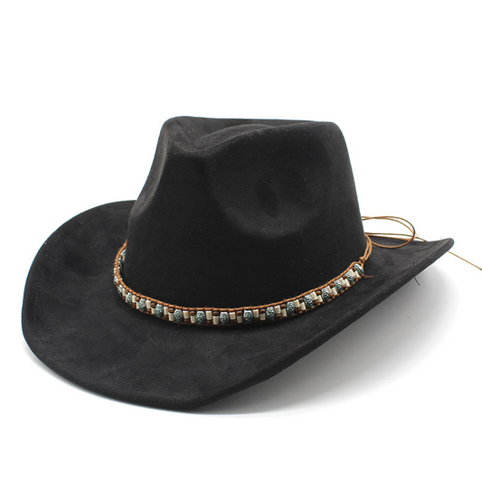 Suede Western Cowboy Hat