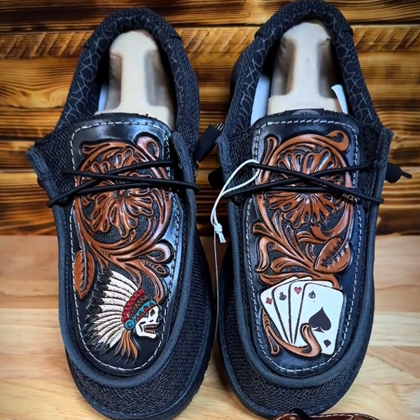 Tribal Ace Handmade Casual Shoes