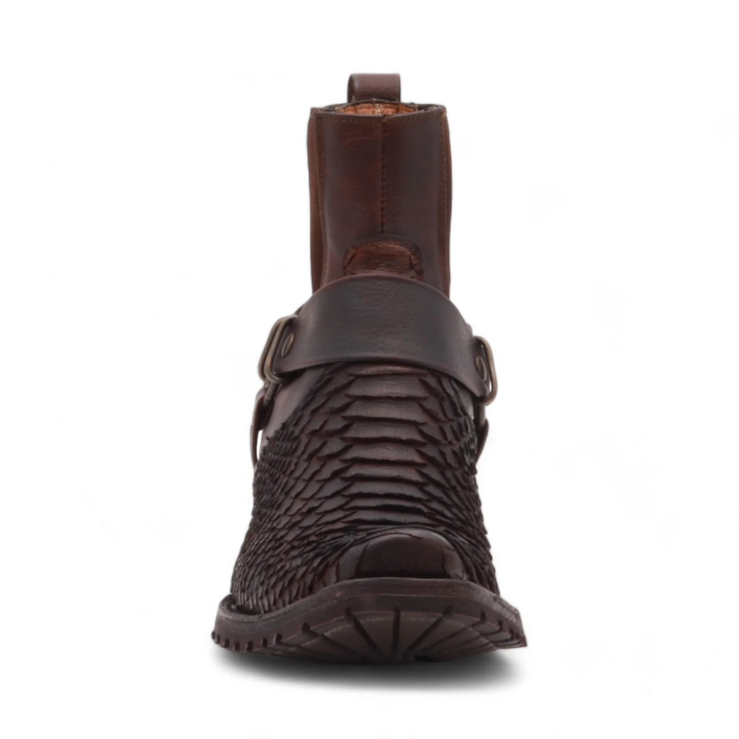 Brown Python Exotic Leather Boots