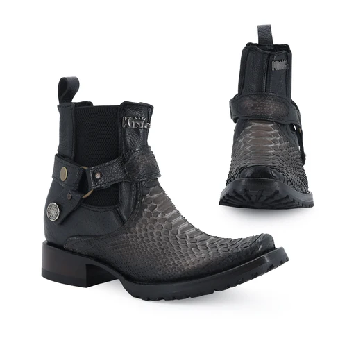 Trendy Python Exotic Leather Boots