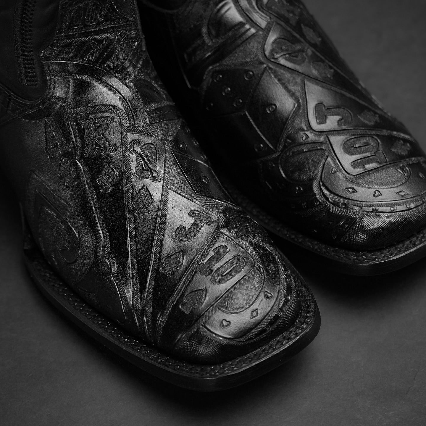 Black Ace Wrangler Cowboy Boots