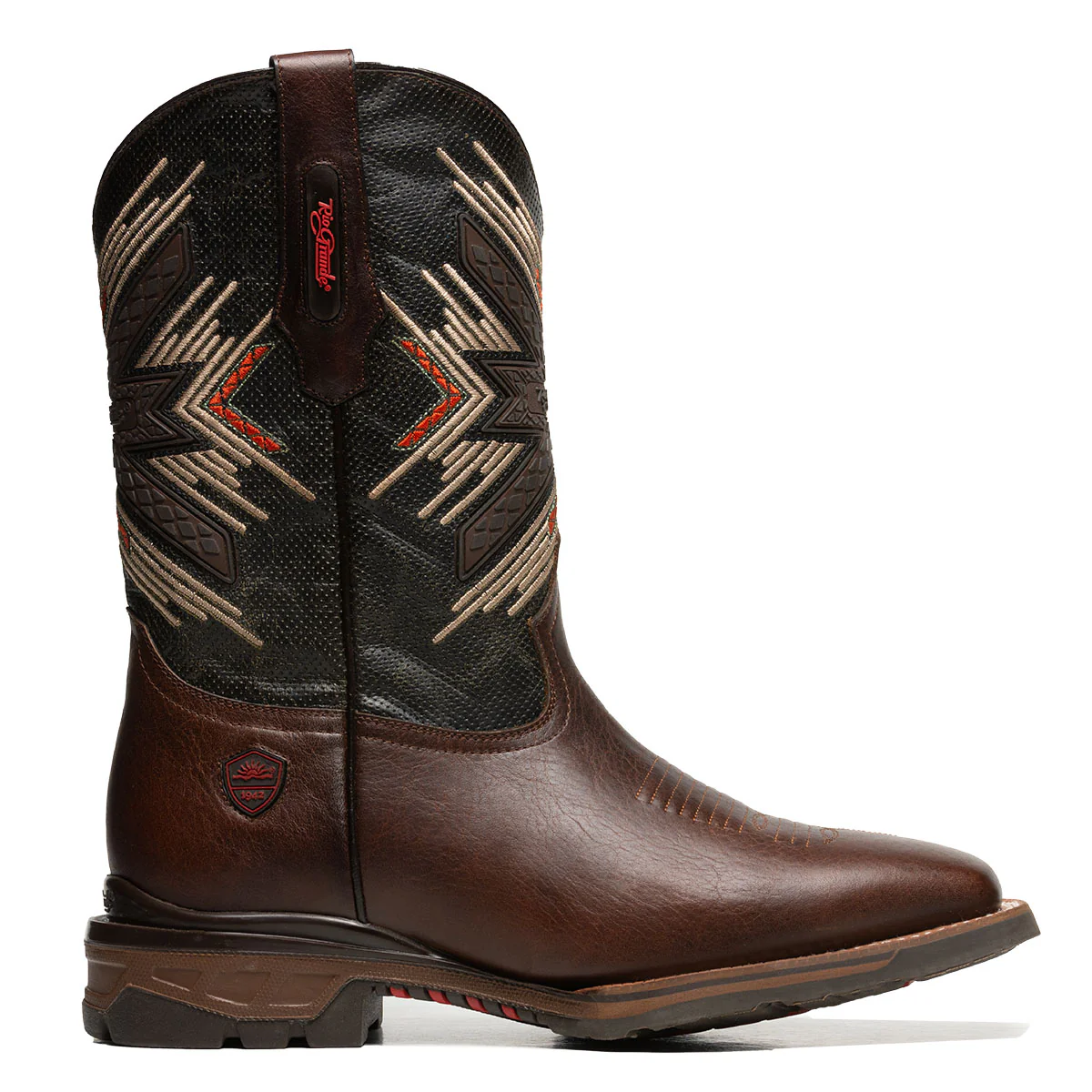 Frontier Star Cowboy Boots - Dark Brown