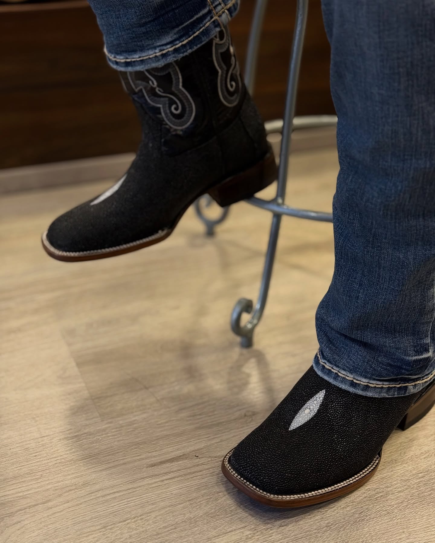 Black Jeweled Rider Cowboy Boots