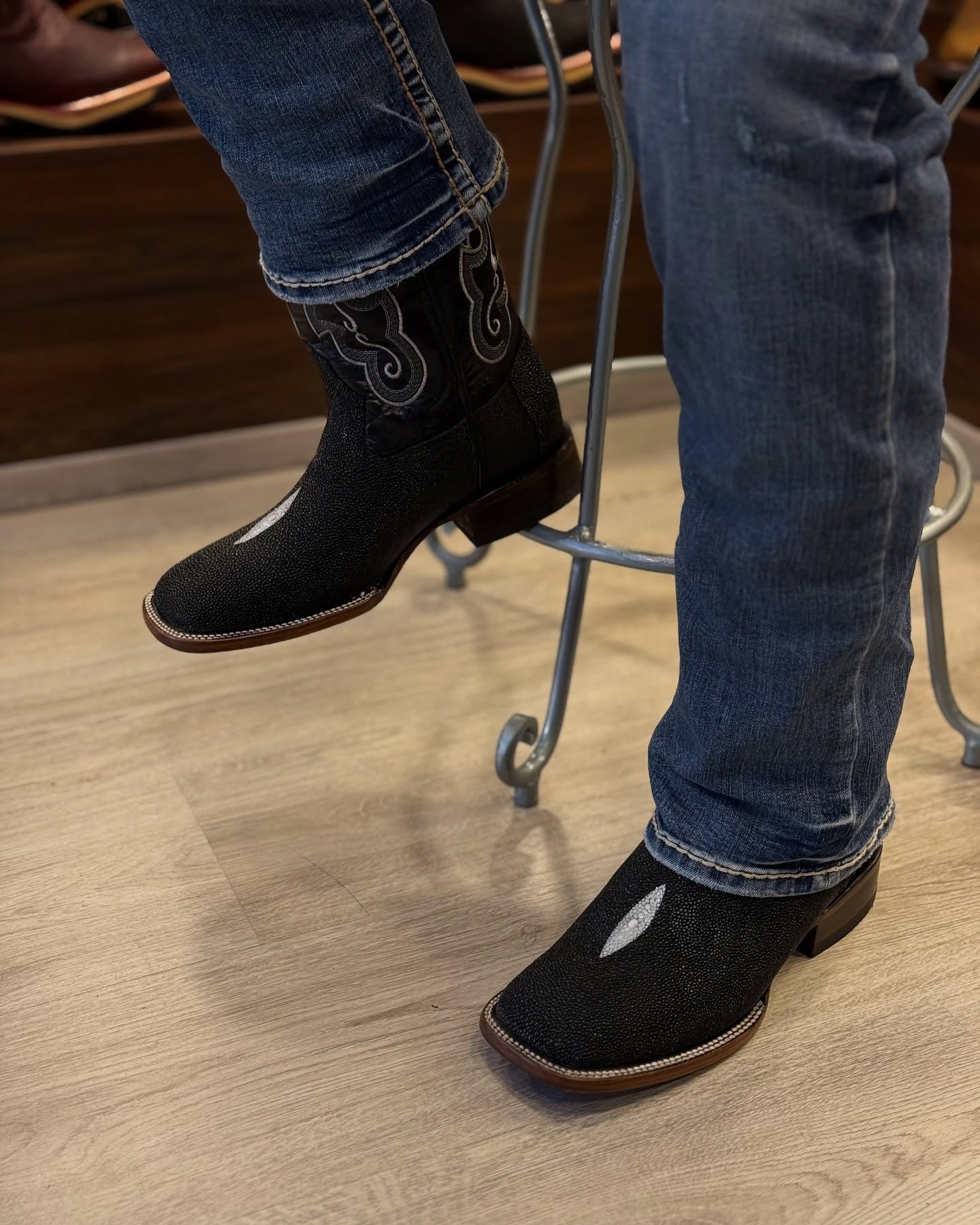 Black Jeweled Rider Cowboy Boots