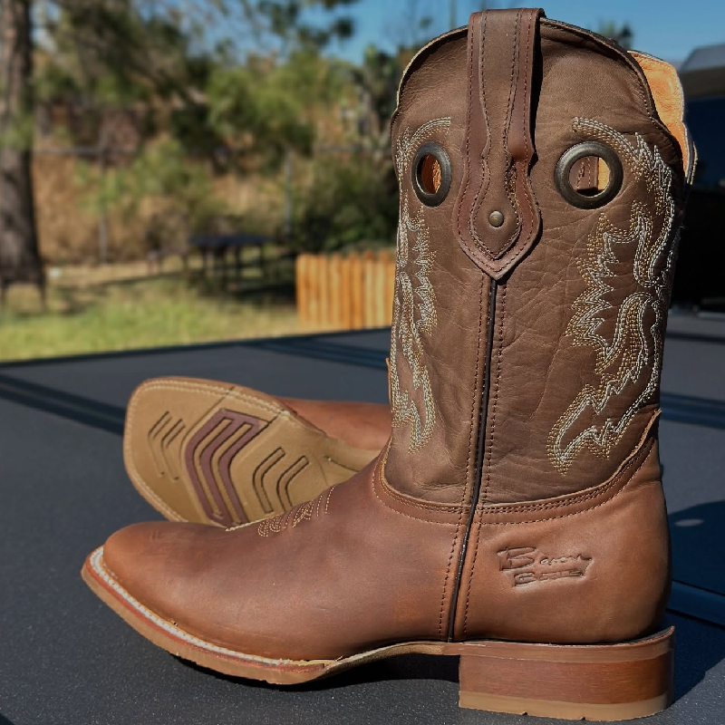 Brown Prairie Rider Cowboy Boots