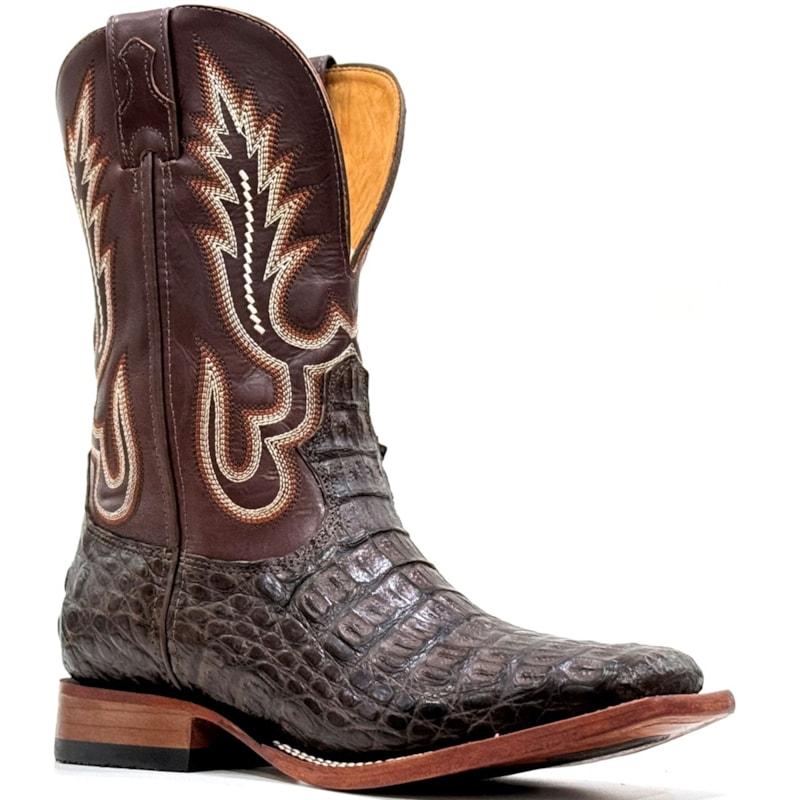 Mustang Crocodile-Print Boots