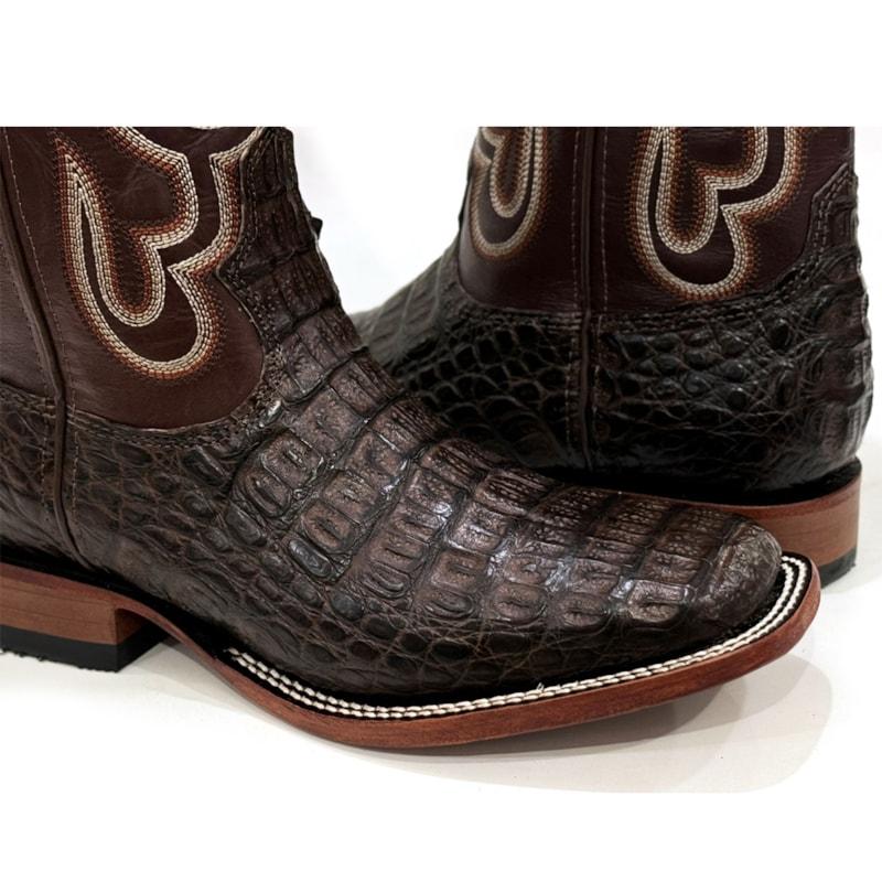 Mustang Crocodile-Print Boots