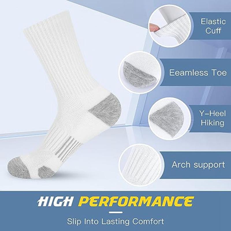 Men's Custom Cotton Crew Sports Socks