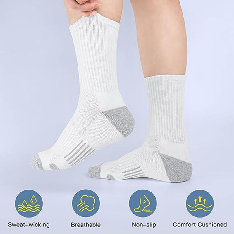 Men's Custom Cotton Crew Sports Socks