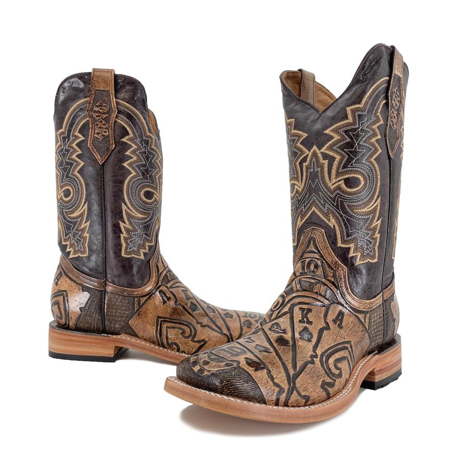 Royal Flush Rustic Cowboy Boots